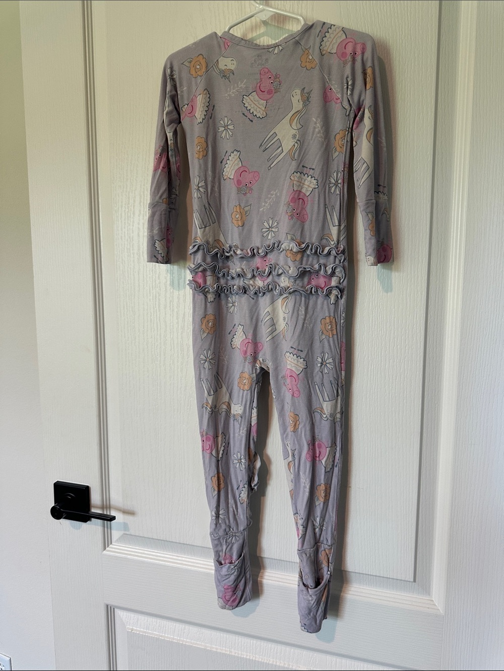 Bums and Roses Peppa Pig 3T Bamboo Zippy Pajamas - Picture 4 of 4